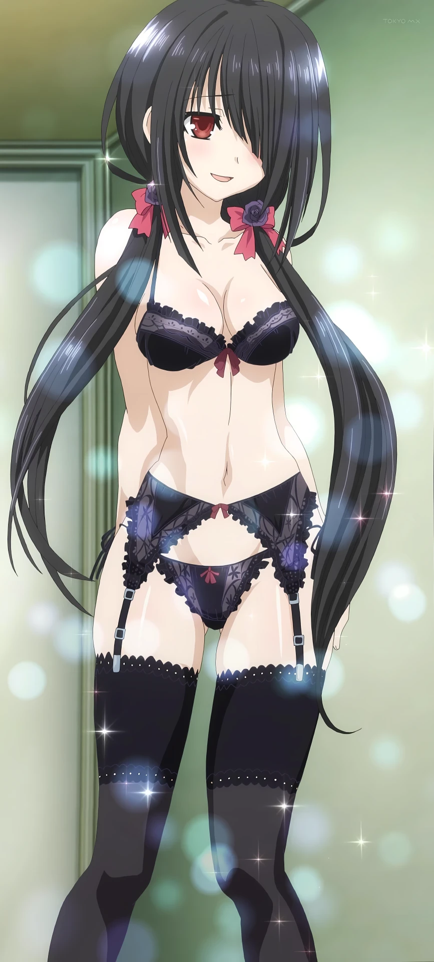 DATE A LIVE, 剥ぎコラ, nude filter